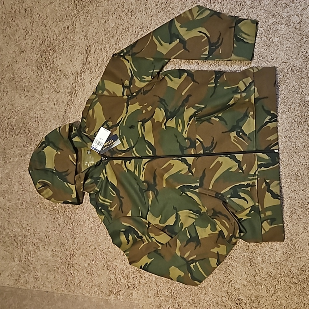 Polo Ralph Lauren zip up hoodie.
